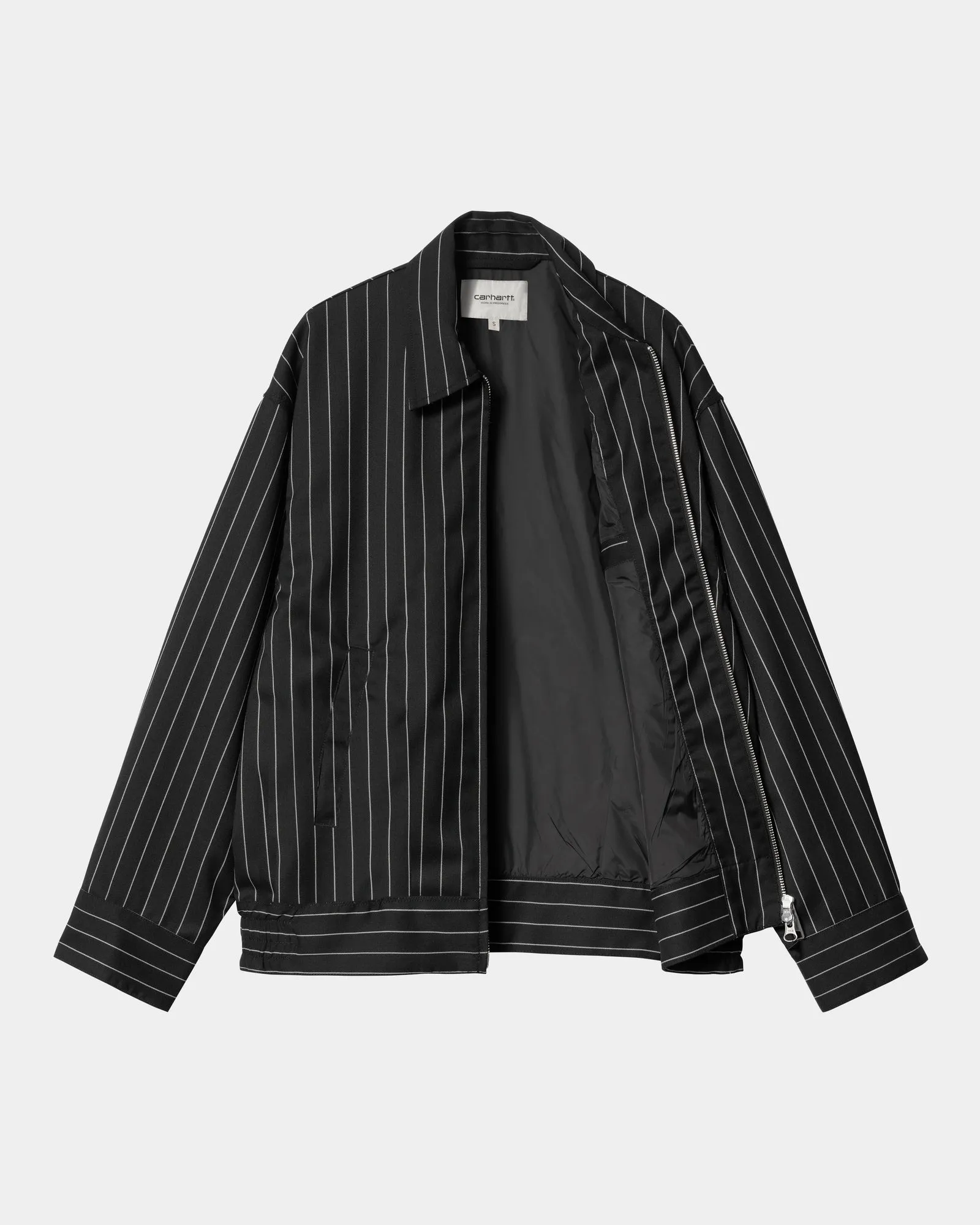 Womens Seaton Stripe Jacket | Black / Wax Carhartt WIP