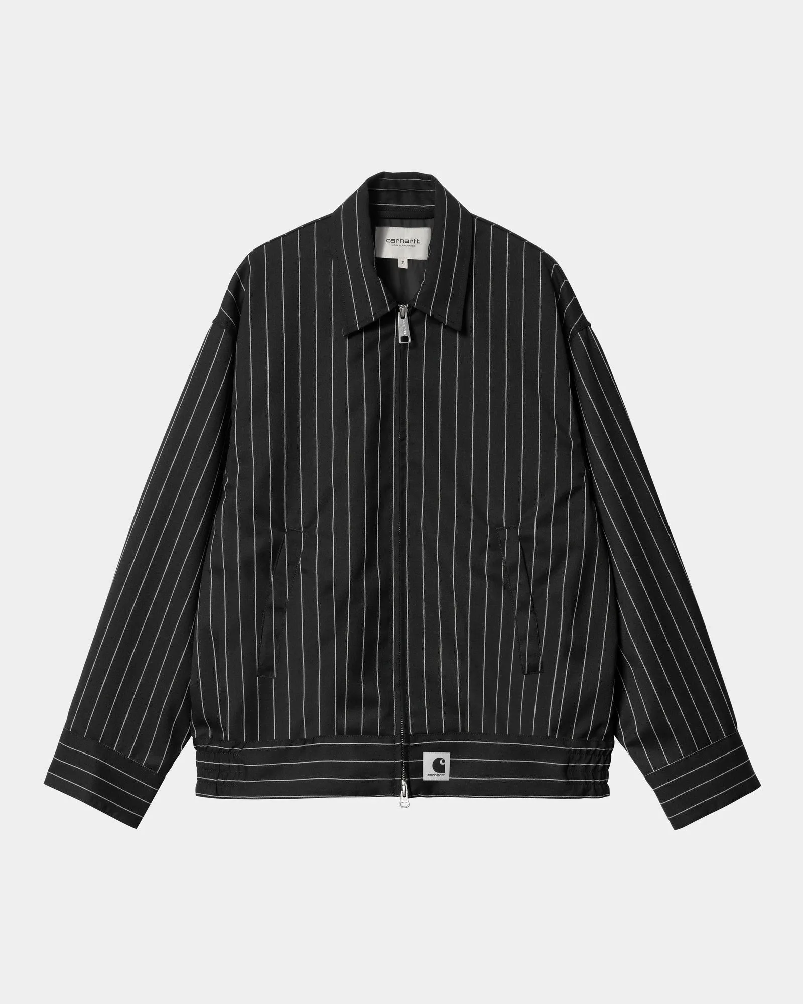 Womens Seaton Stripe Jacket | Black / Wax Carhartt WIP