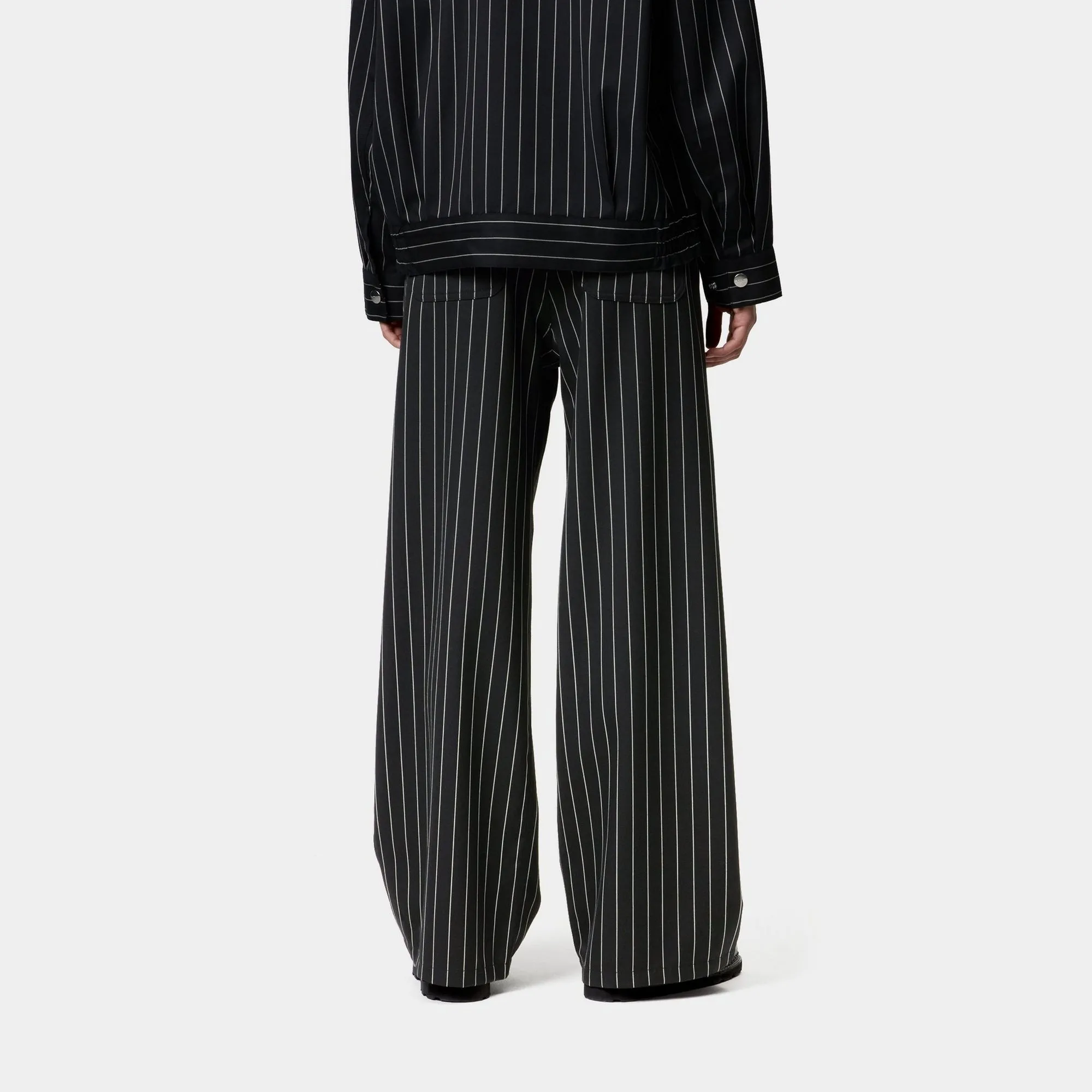 Womens Seaton Stripe Pant | Black / Wax Carhartt WIP