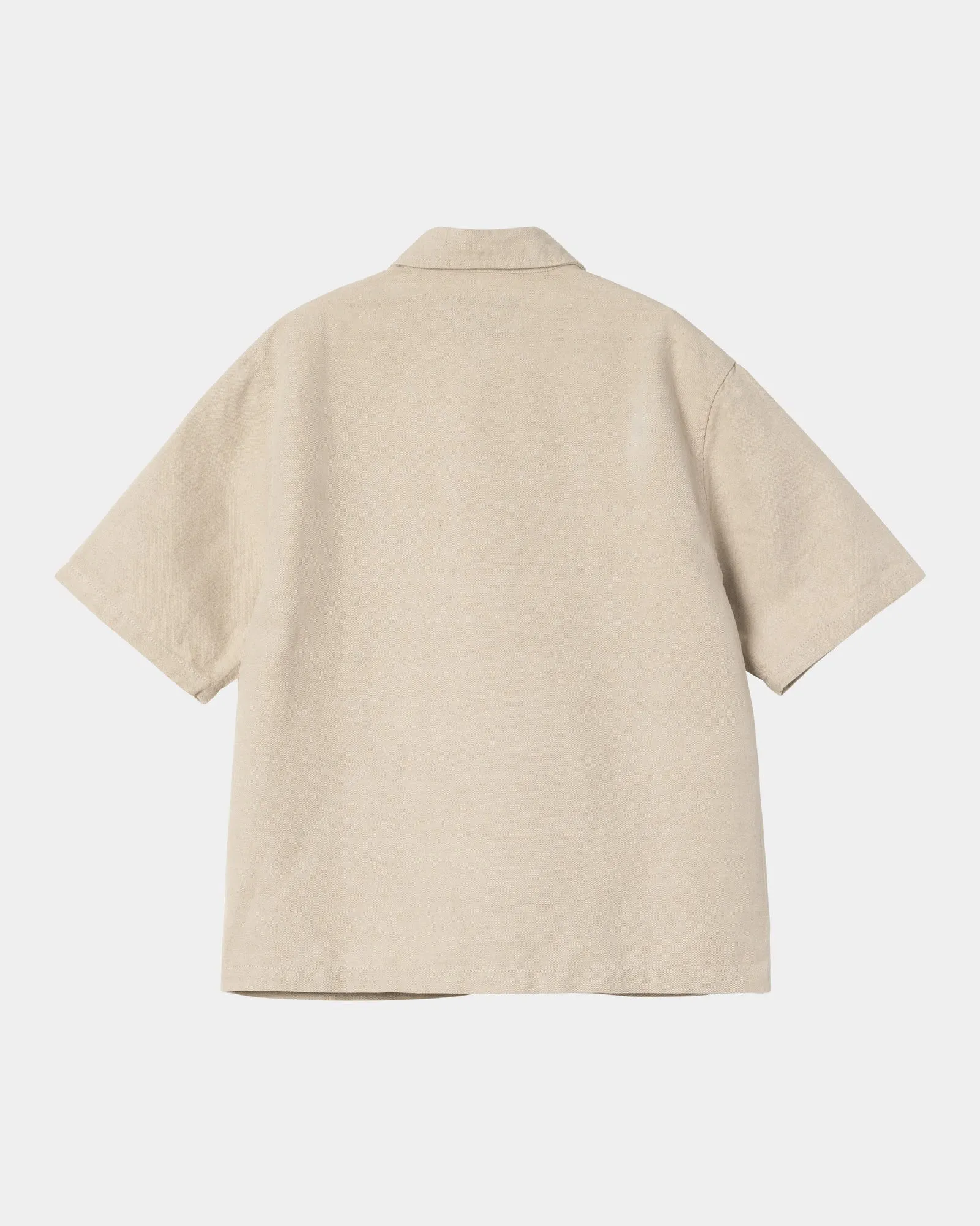 Womens Short Sleeve Michigan Shirt | Natural Carhartt WIP
