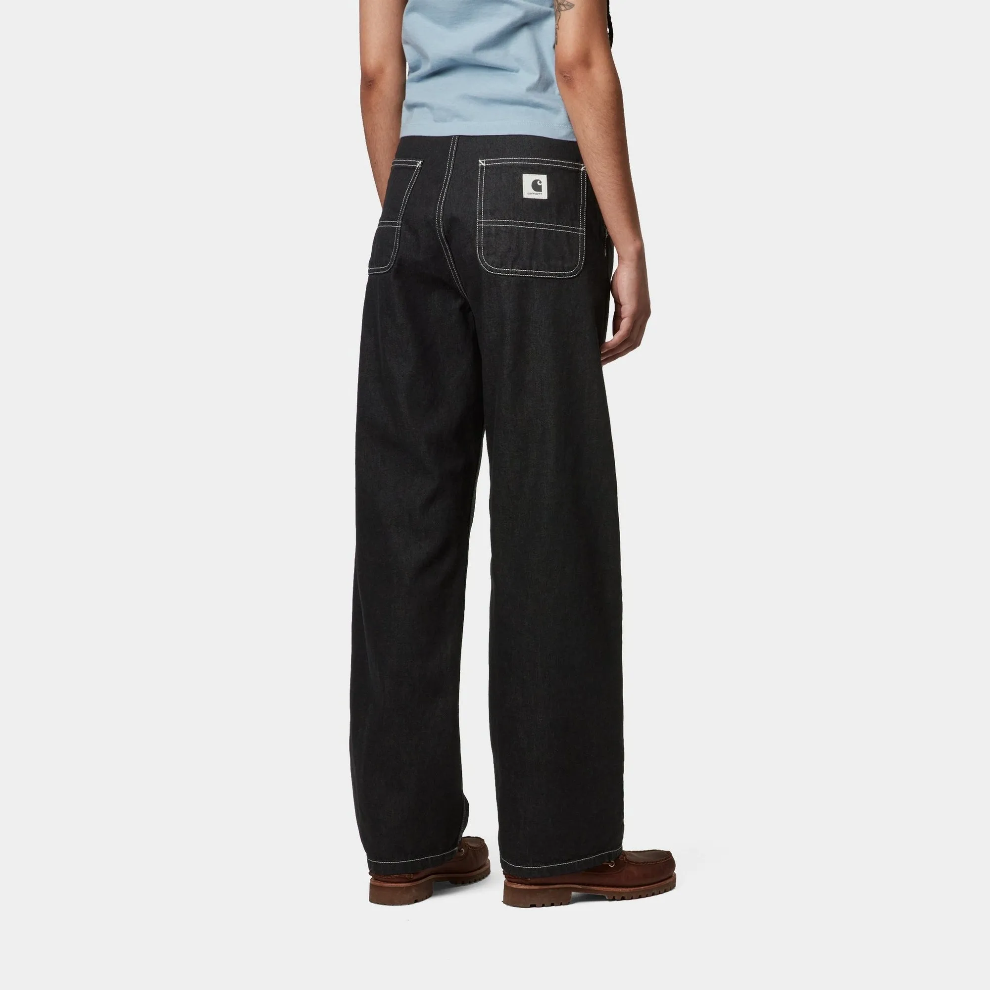 Womens Simple Pant | Black (stone washed) Carhartt WIP