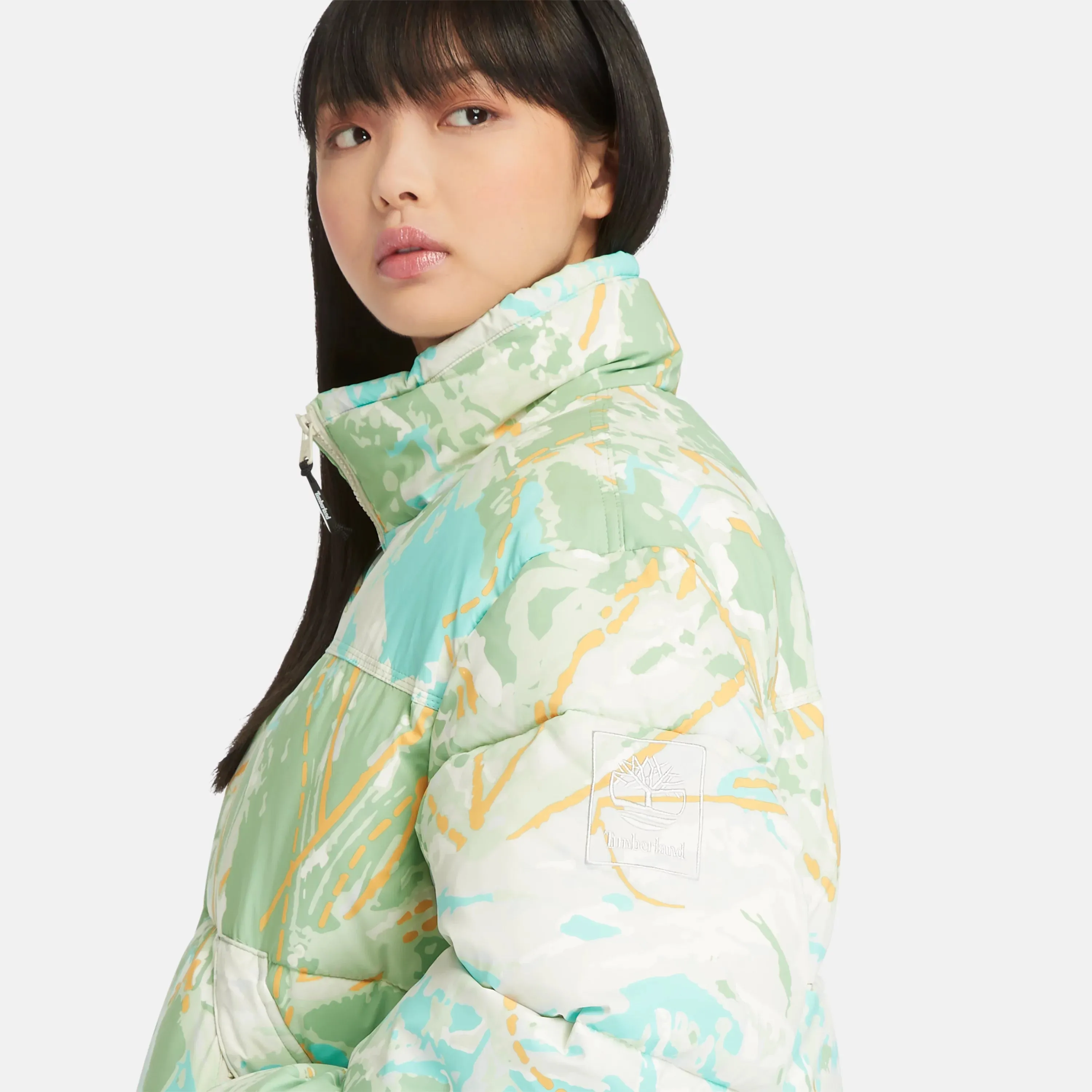 Womens Ski School Water-Repellent Puffer Jacket