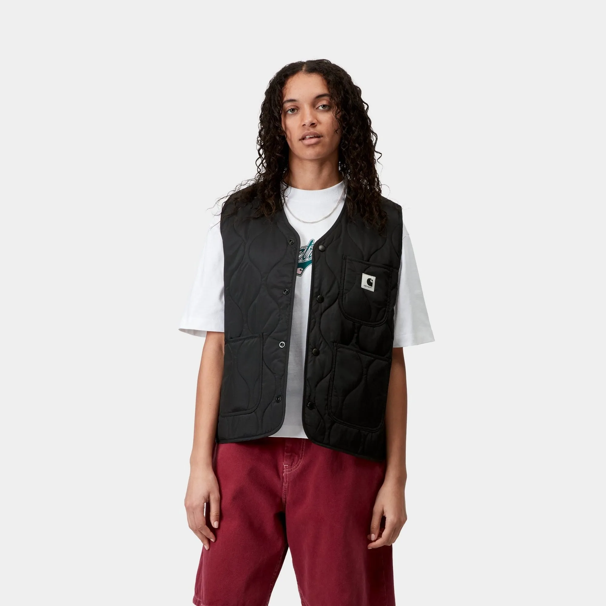 Womens Skyler Vest | Black Carhartt WIP