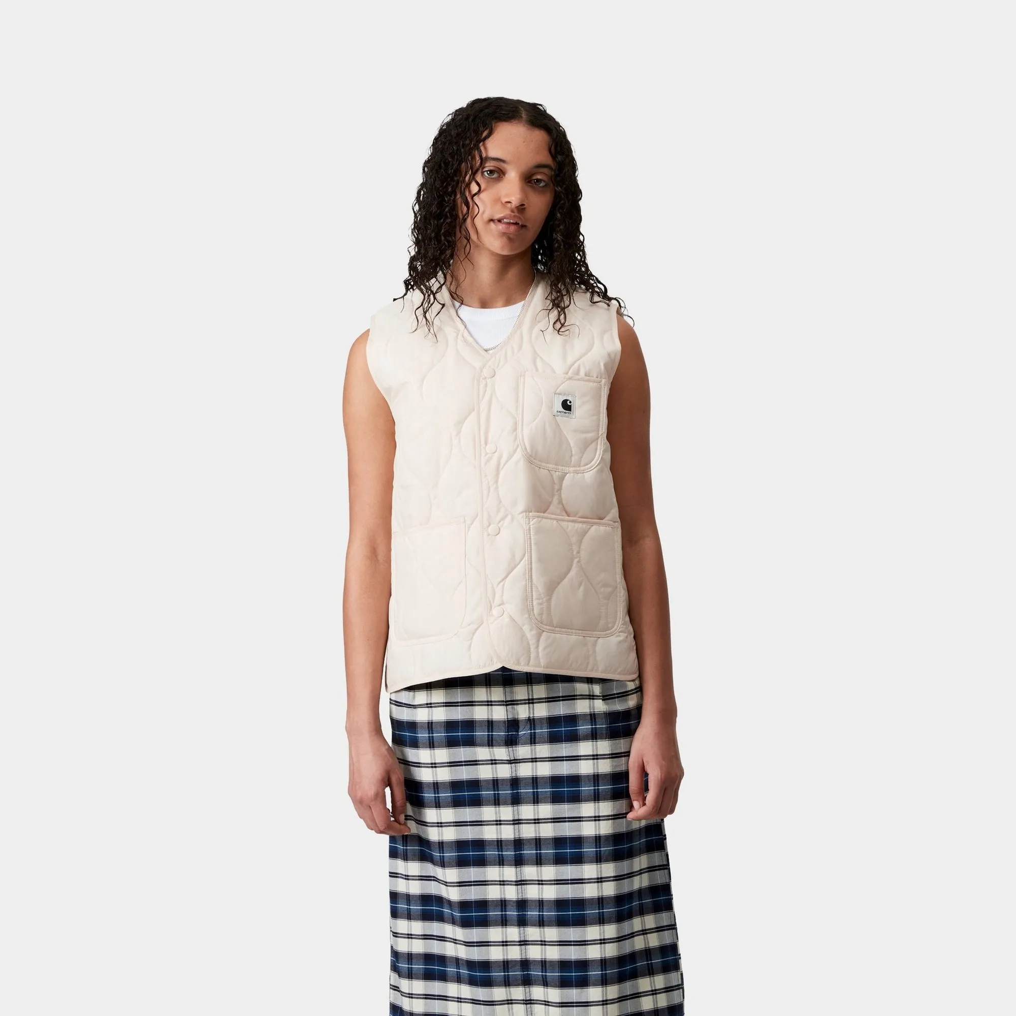Womens Skyler Vest | Natural Carhartt WIP