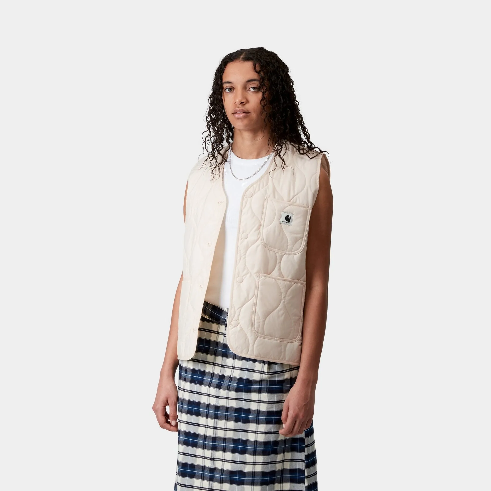 Womens Skyler Vest | Natural Carhartt WIP
