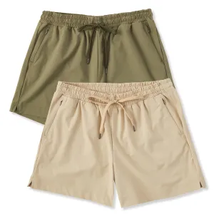 Womens Solid 2-Pack Everyday Short- Multi LIFE IS GOOD