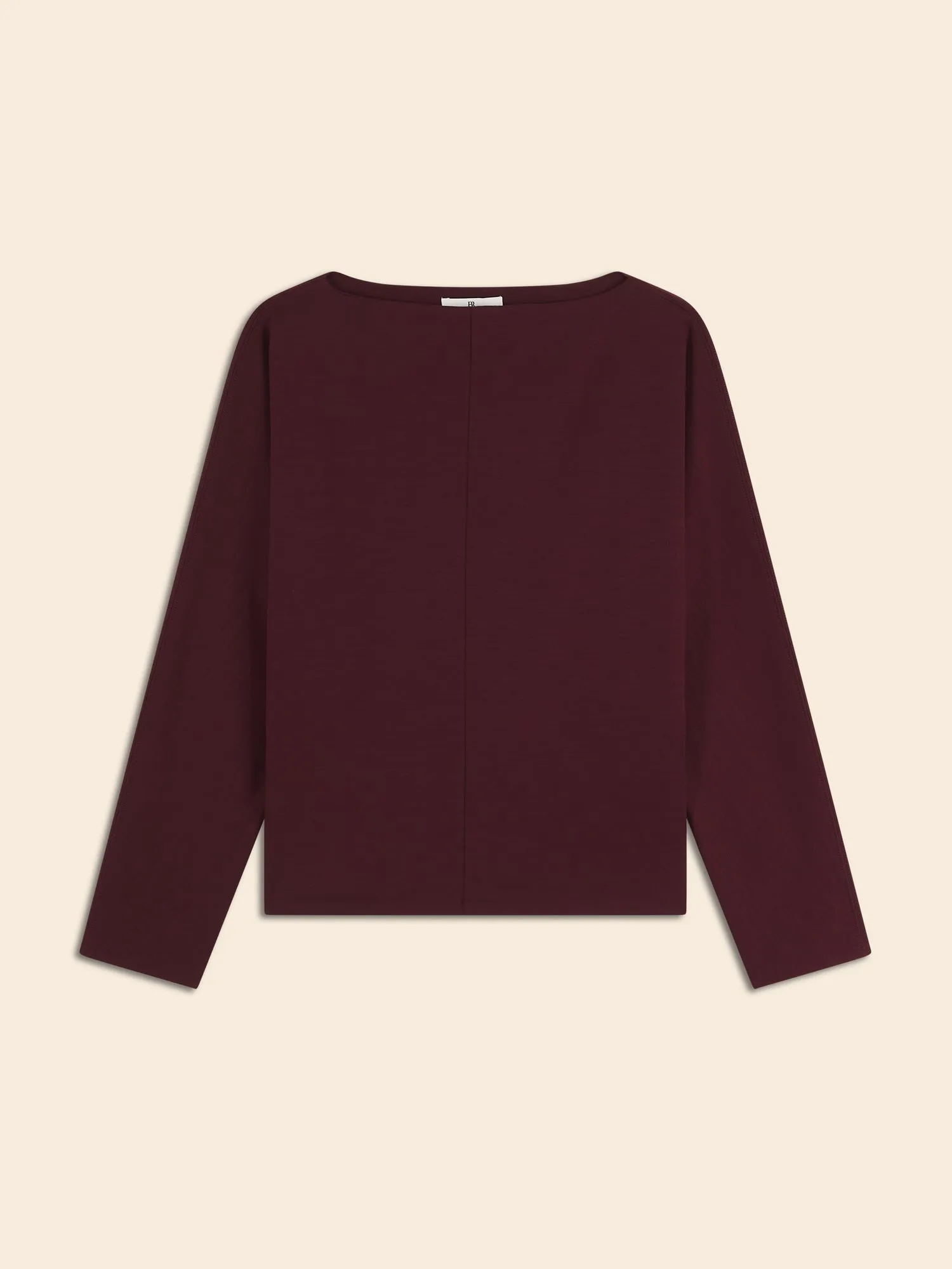 Wool-Blend Scuba Dolman Top Banana Republic