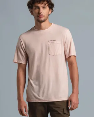 Wordmark SuperBlend Pocket T-Shirt Municipal