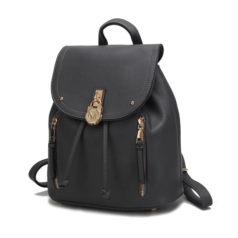 Xandria Vegan Leather Womens Backpack