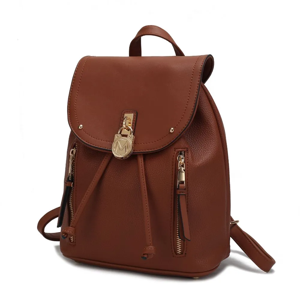 Xandria Vegan Leather Womens Backpack