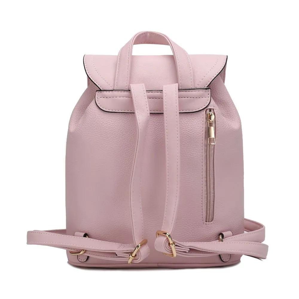 Xandria Vegan Leather Womens Backpack