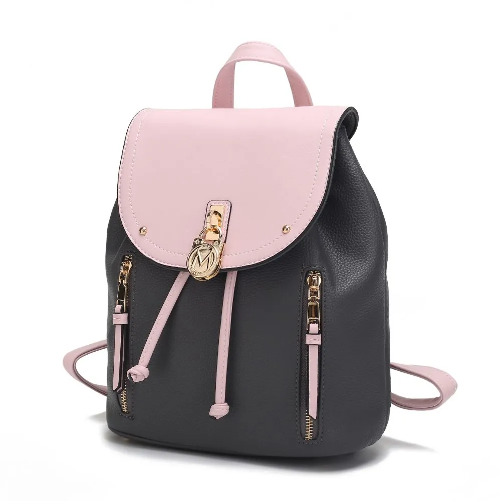 Xandria Vegan Leather Womens Backpack