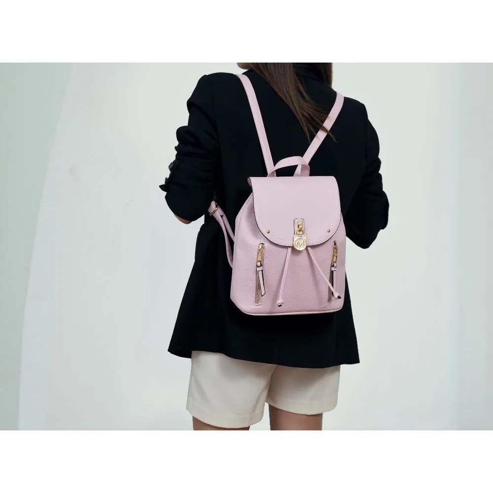 Xandria Vegan Leather Womens Backpack