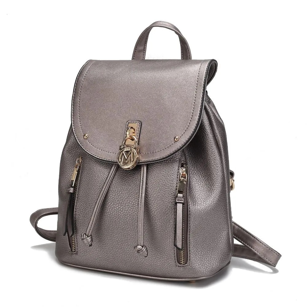 Xandria Vegan Leather Womens Backpack