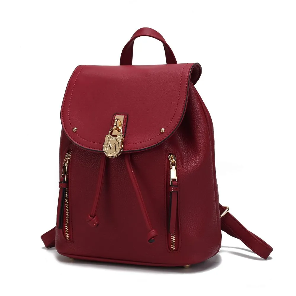 Xandria Vegan Leather Womens Backpack
