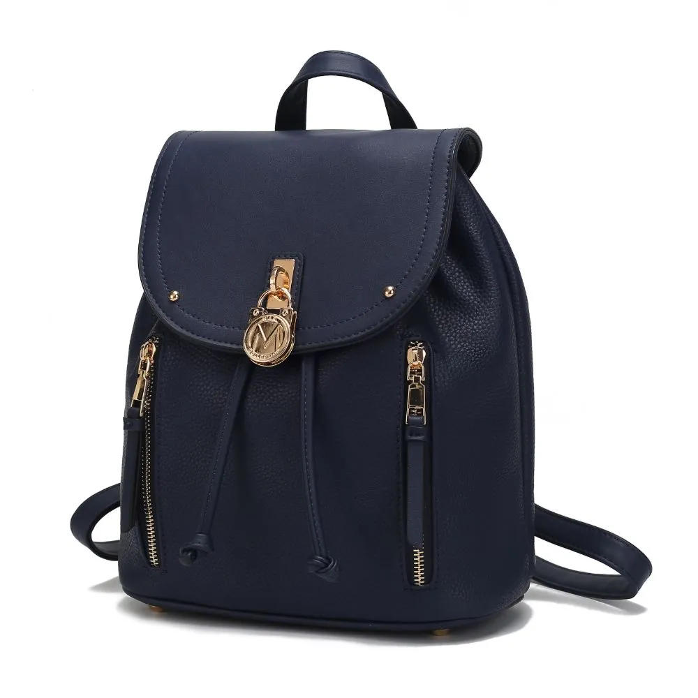 Xandria Vegan Leather Womens Backpack