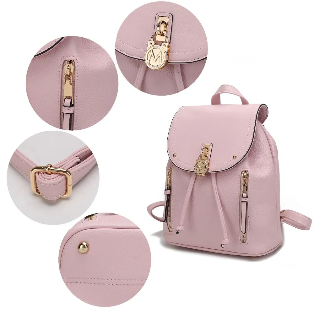 Xandria Vegan Leather Womens Backpack