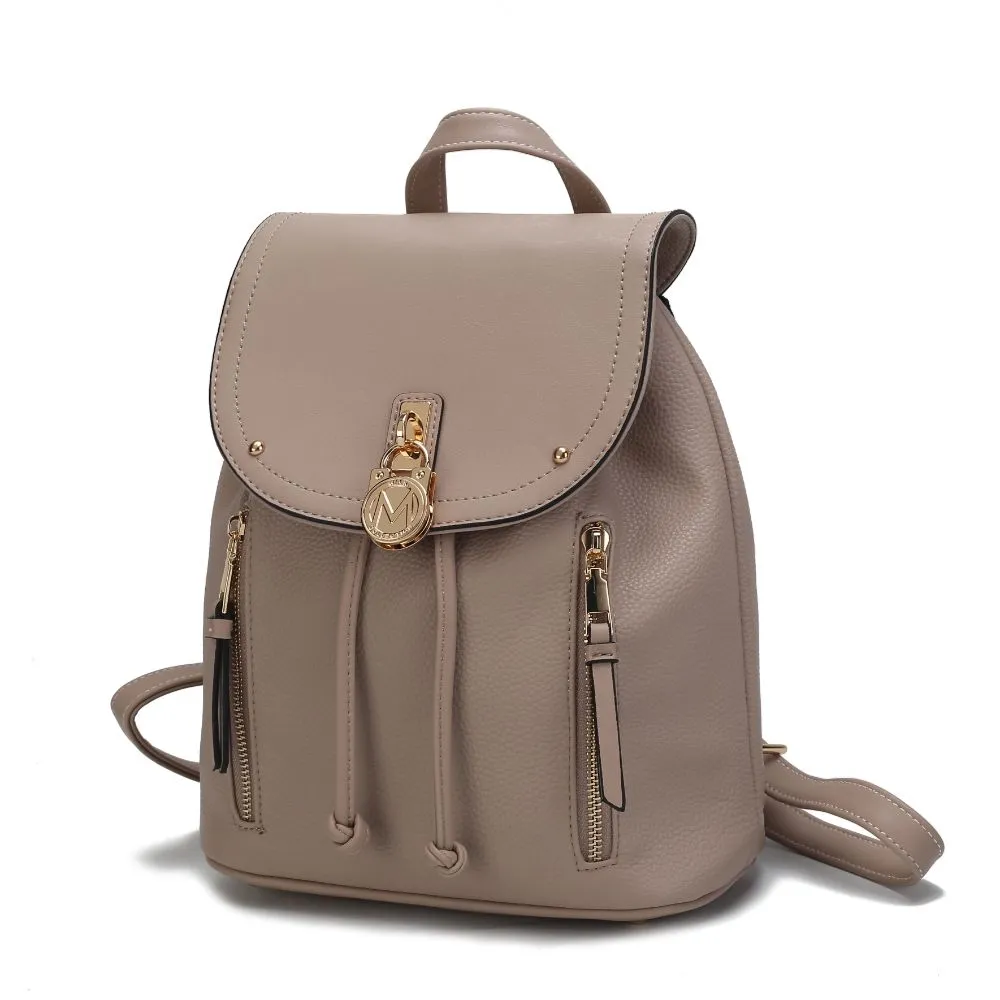 Xandria Vegan Leather Womens Backpack