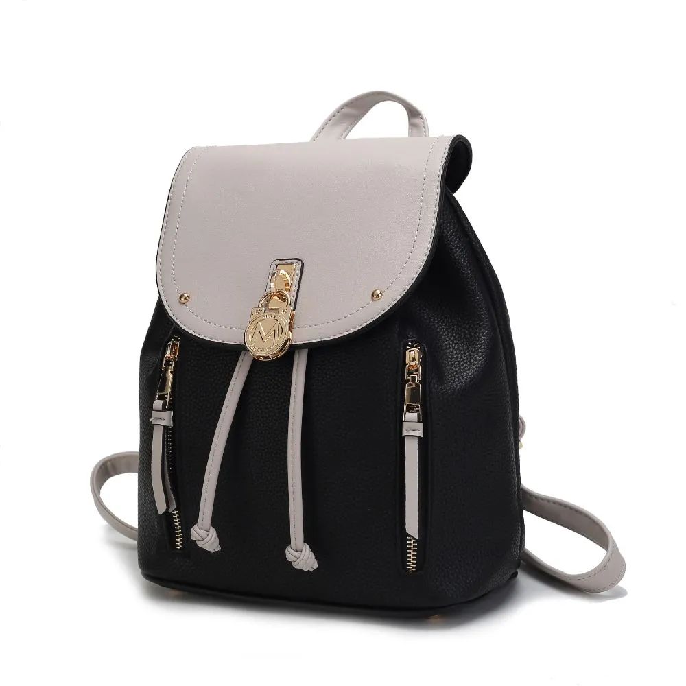 Xandria Vegan Leather Womens Backpack
