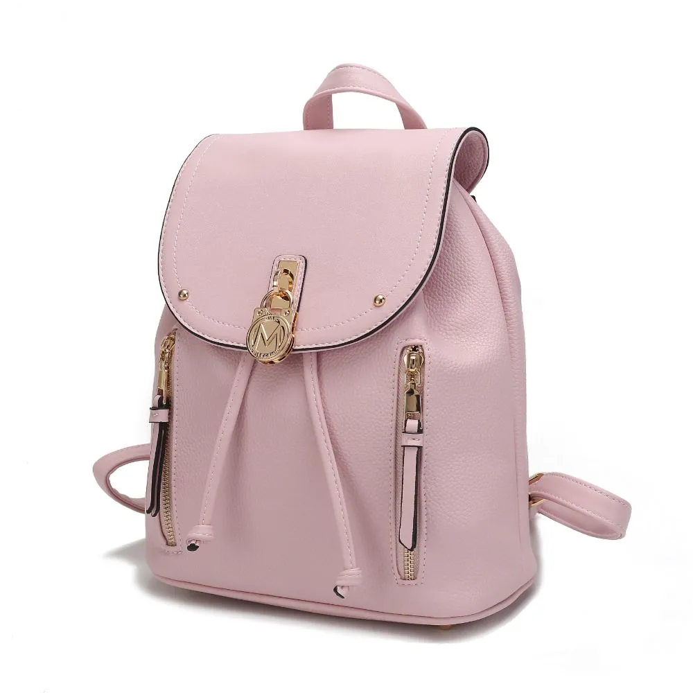 Xandria Vegan Leather Womens Backpack