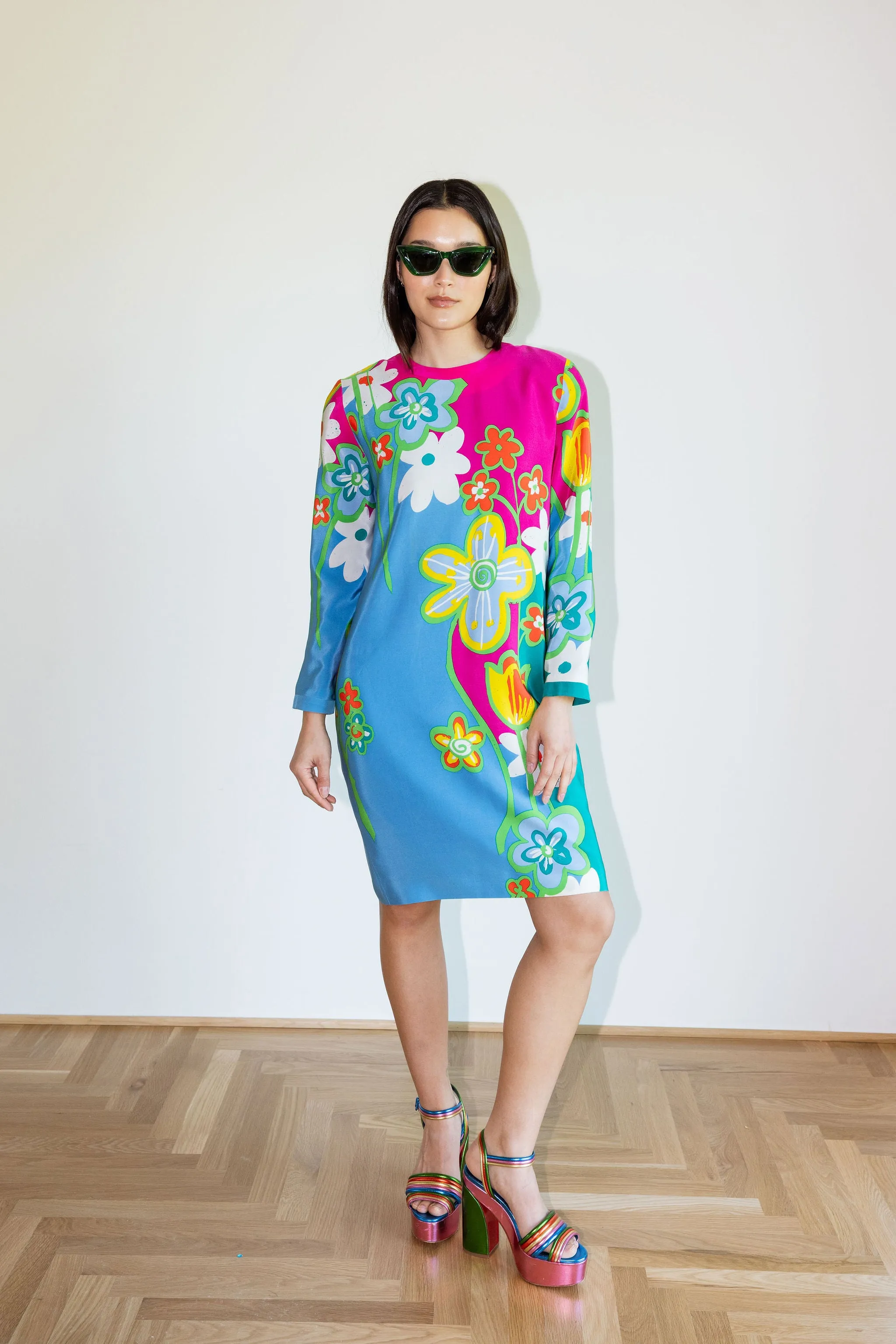 Yo Vintage Silk Dress (S)