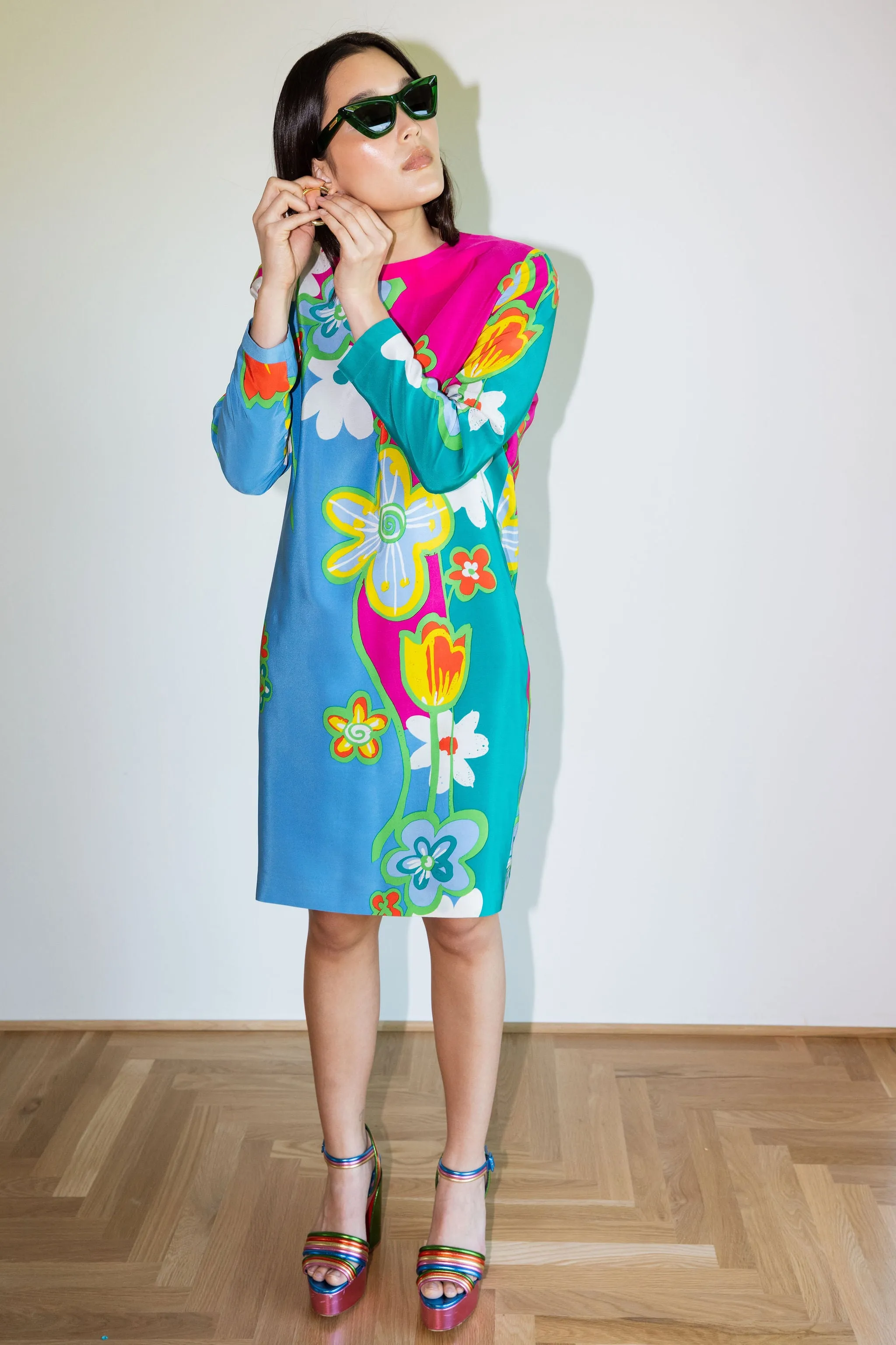 Yo Vintage Silk Dress (S)