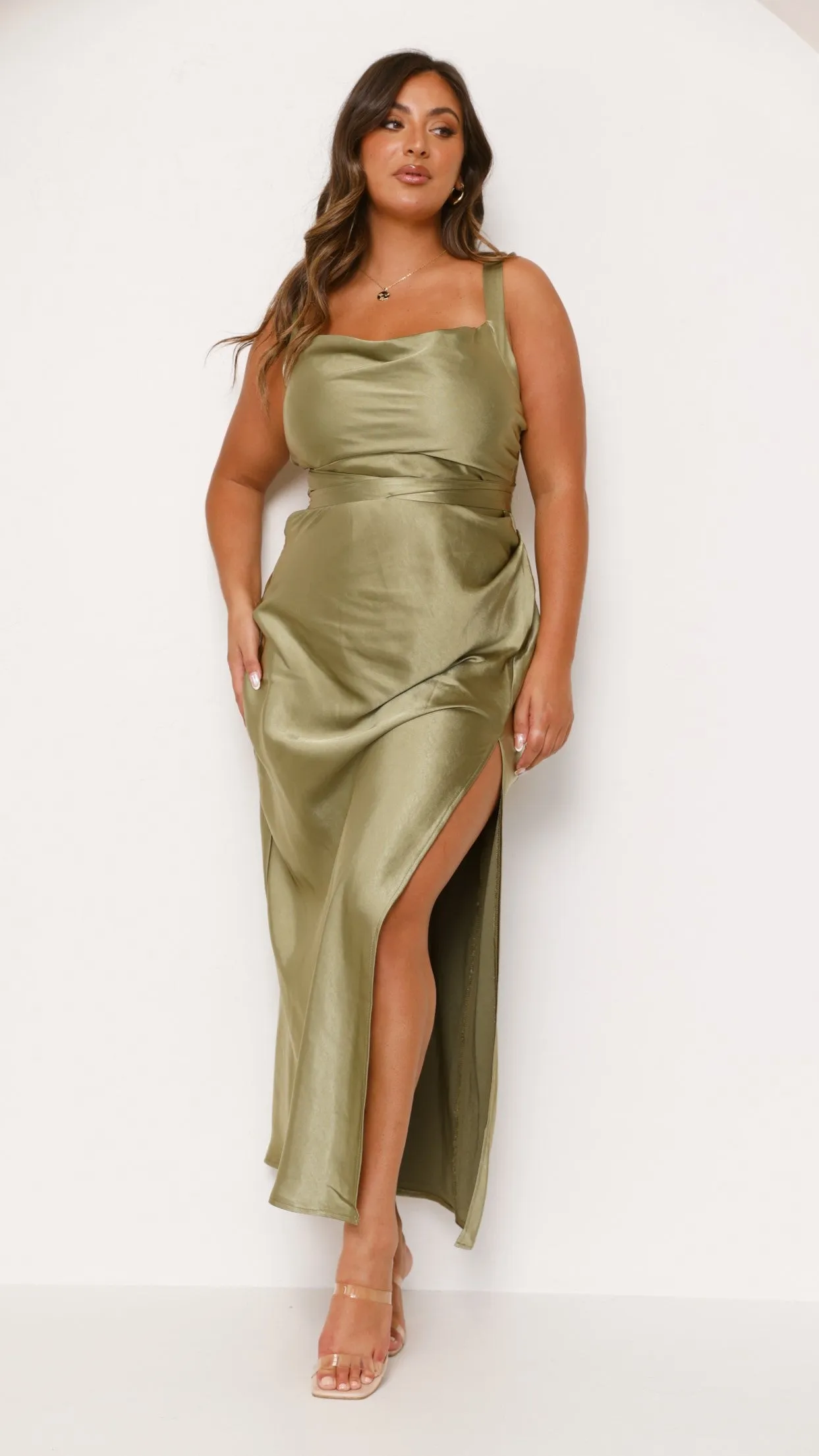 Zendaya Maxi Dress - Olive Billy J
