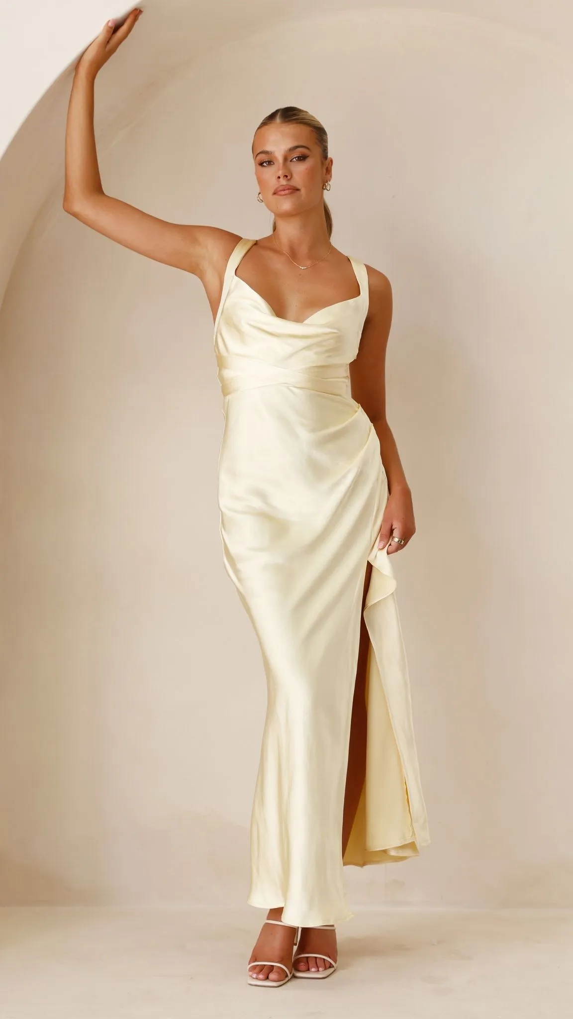 Zendaya Maxi Dress - Yellow Billy J