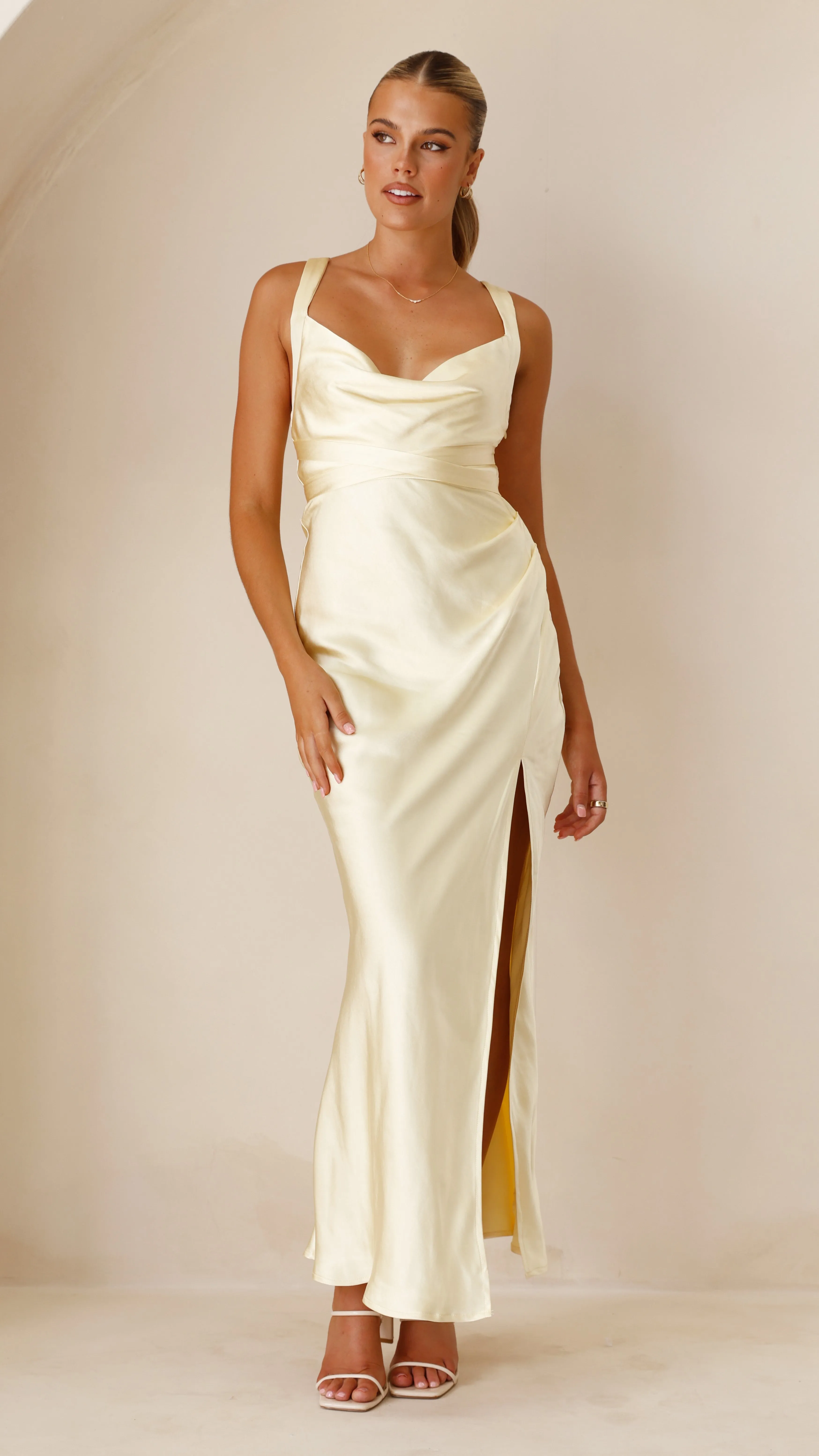 Zendaya Maxi Dress - Yellow Billy J